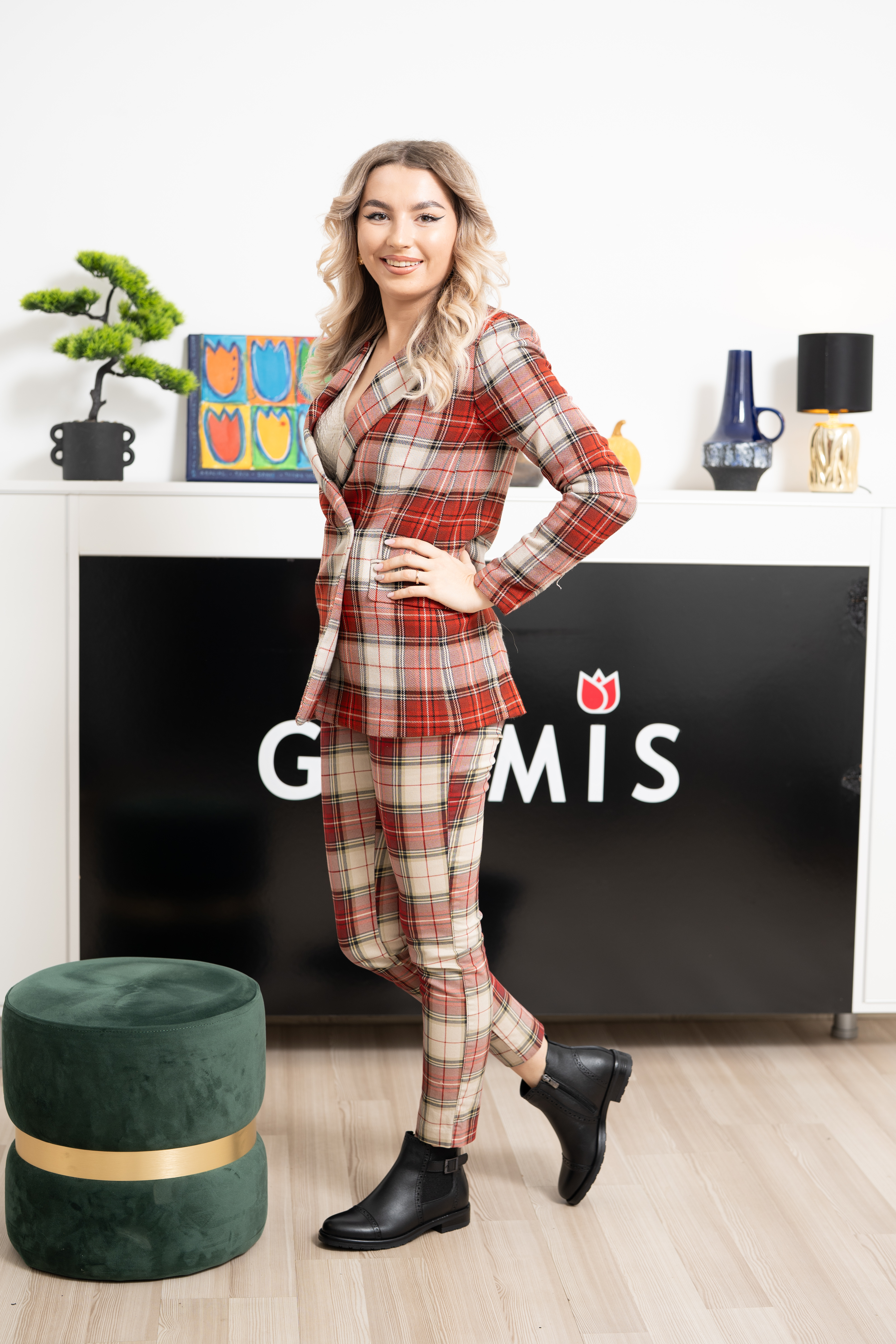 Ghete dama, Glemis, piele naturala - Cod: AS-2445, Culoare: Negru Box, Marime: 38 (25.2 cm)