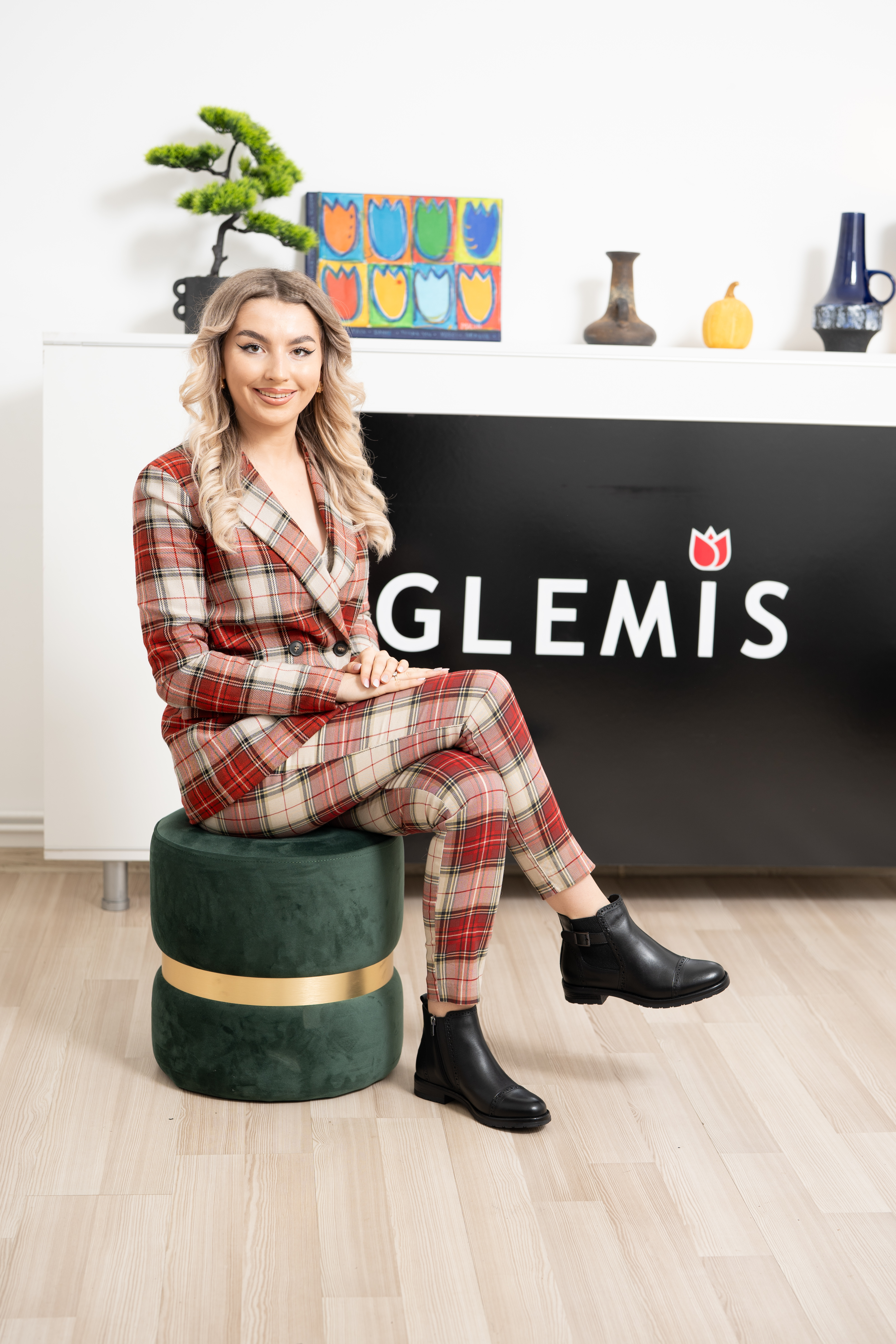 Ghete dama, Glemis, piele naturala - Cod: AS-2445, Culoare: Negru Box, Marime: 38 (25.2 cm)