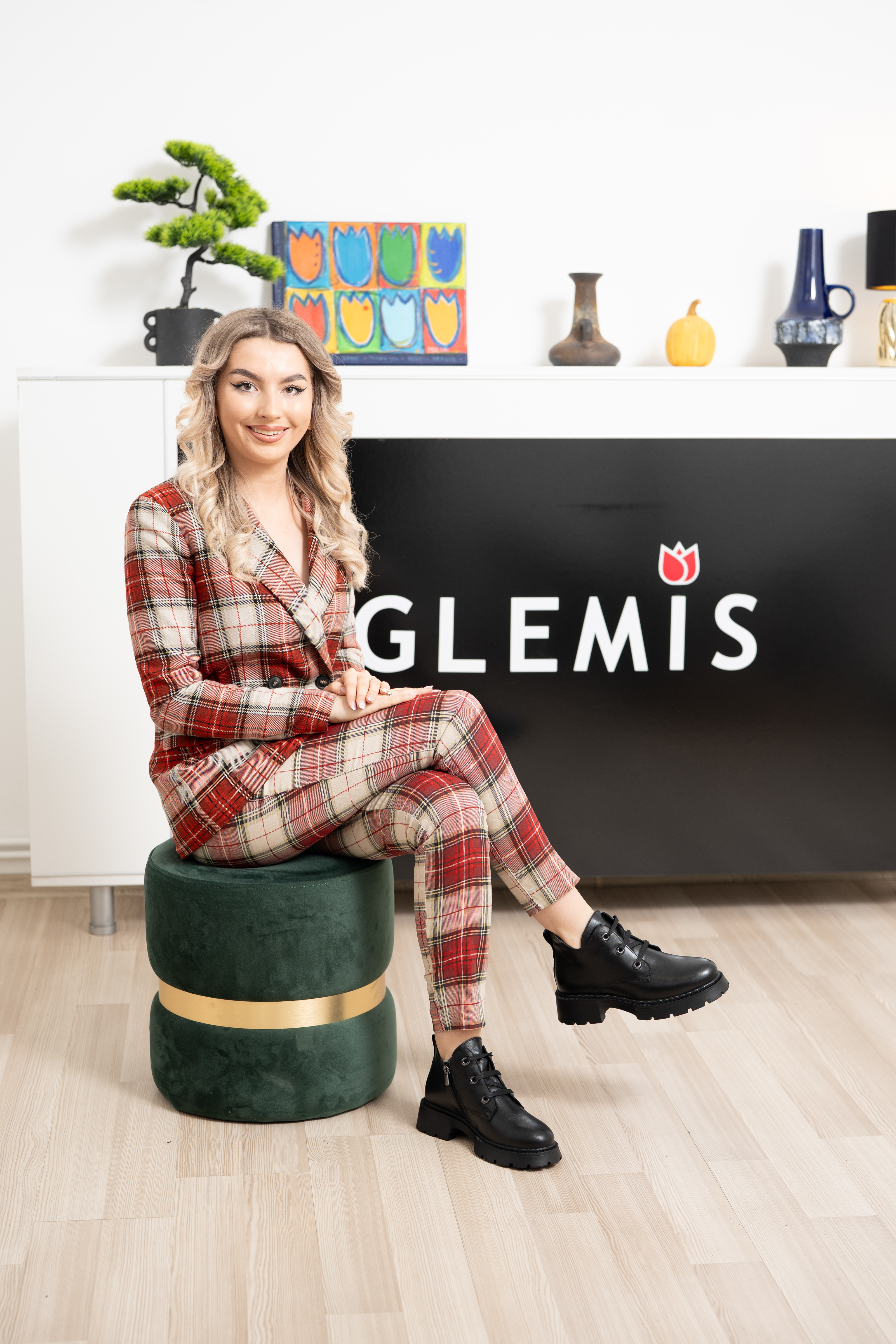 Ghete dama calapod lat, Glemis, piele naturala - Cod: AS-2462, Culoare: Negru Box, Marime: 38 (25.2 cm)