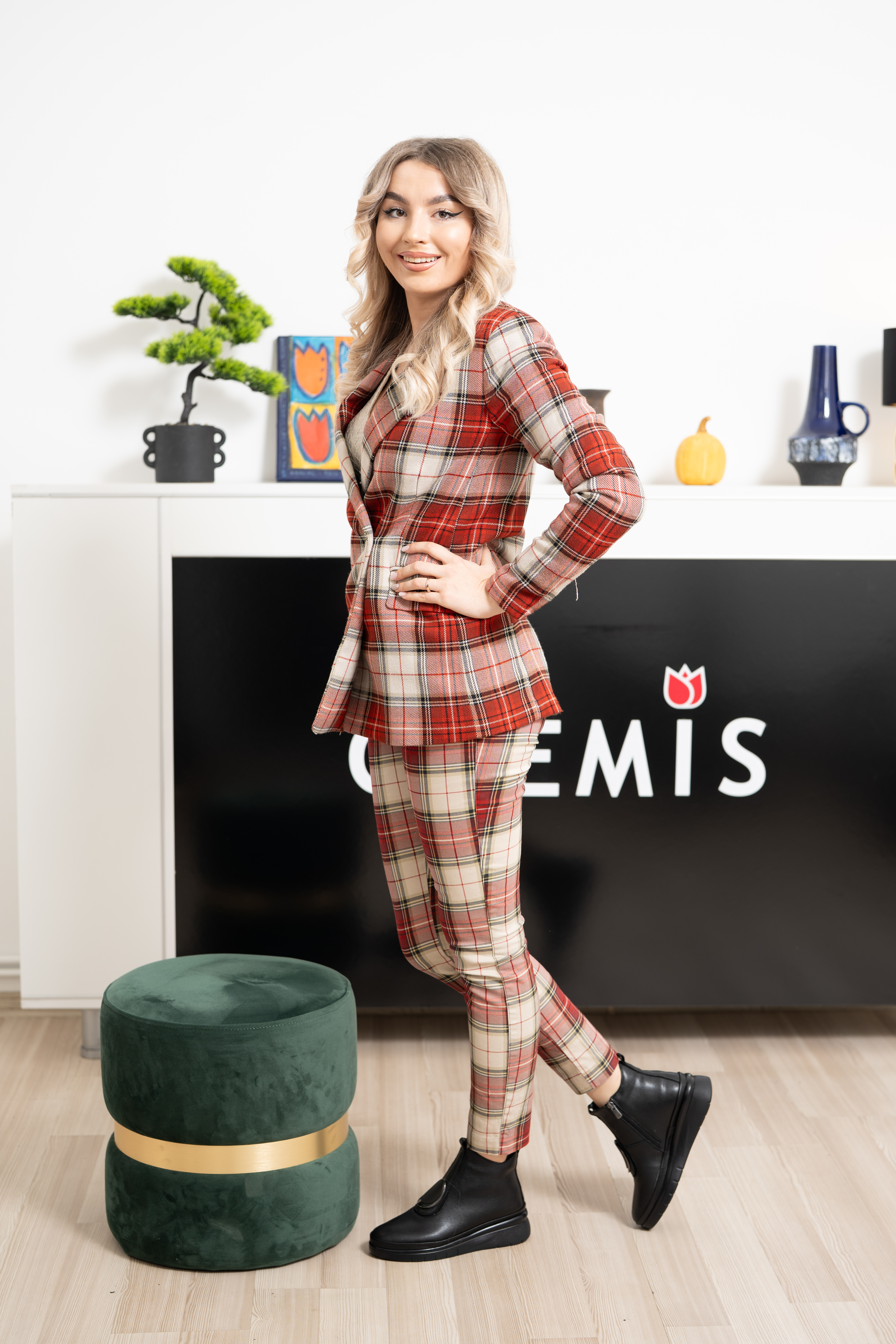 Ghete dama, Glemis, piele naturala - Cod: AS-2508, Culoare: Negru Box, Marime: 38 (24.8 cm)