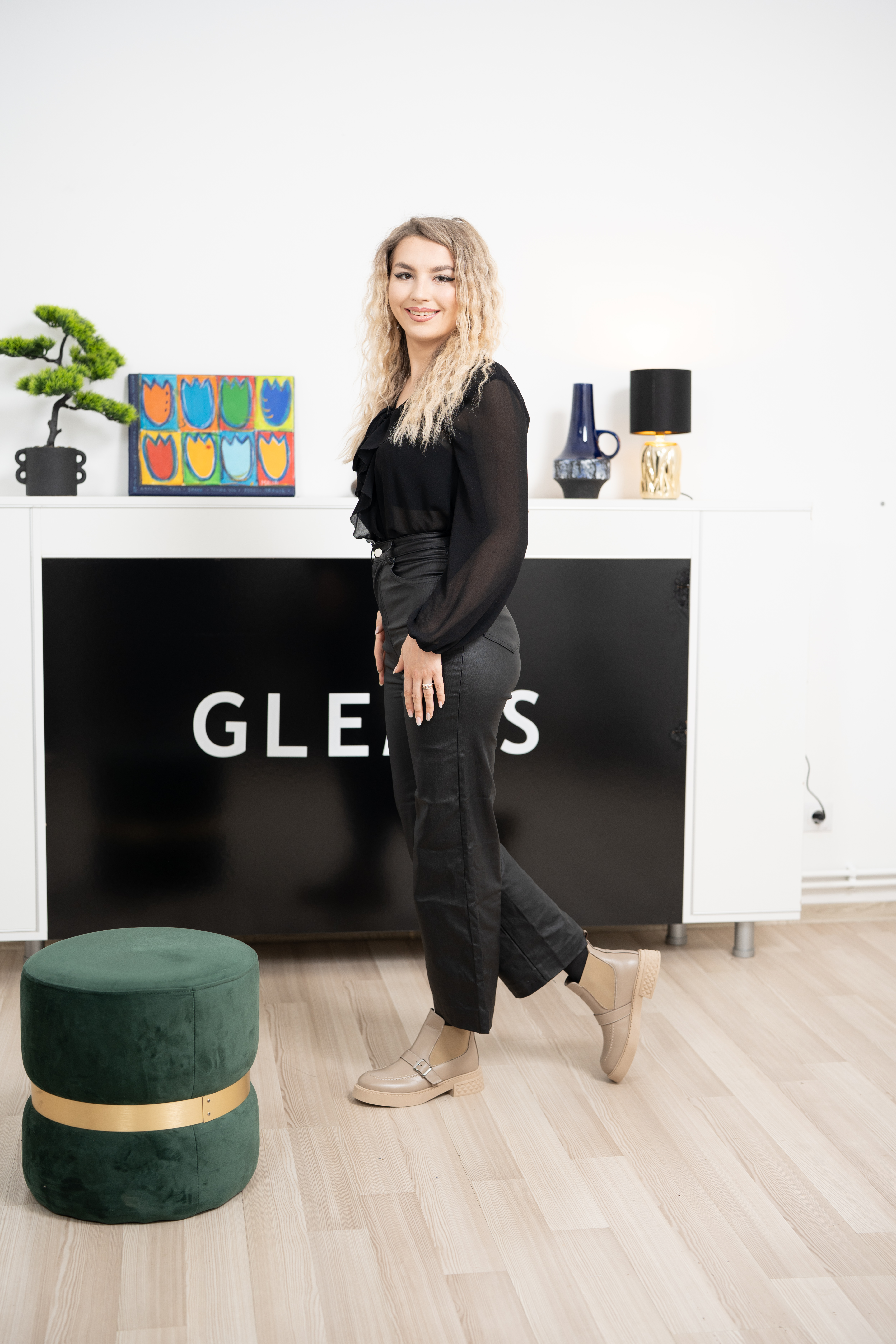 Ghete dama, Glemis, piele naturala - Cod: AS-2525-04, Culoare: Taupe Box, Marime: 38 (24.9 cm)