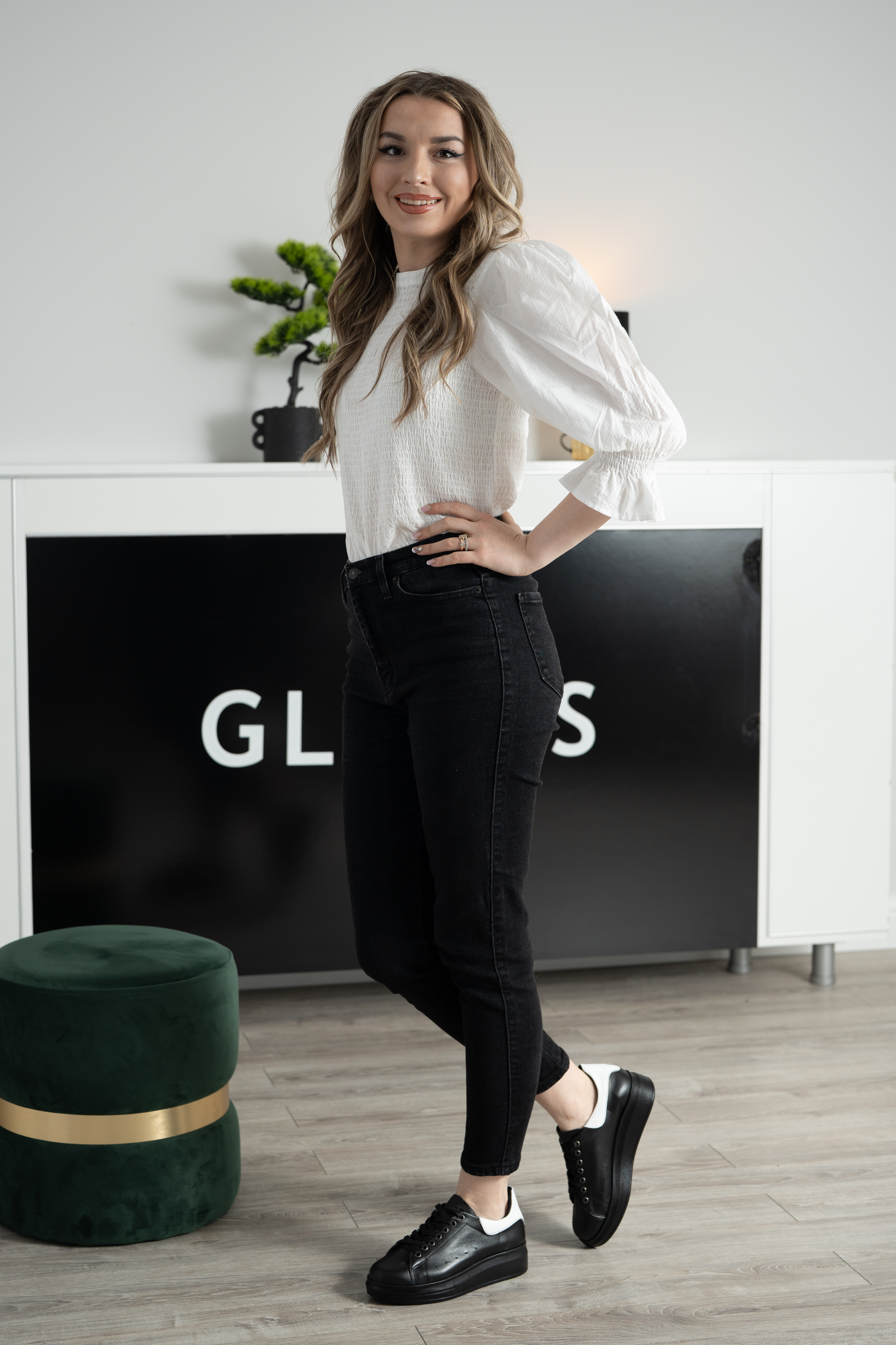 Pantofi dama, Glemis, piele naturala - Cod: 505, Culoare: Negru, Marime: 38