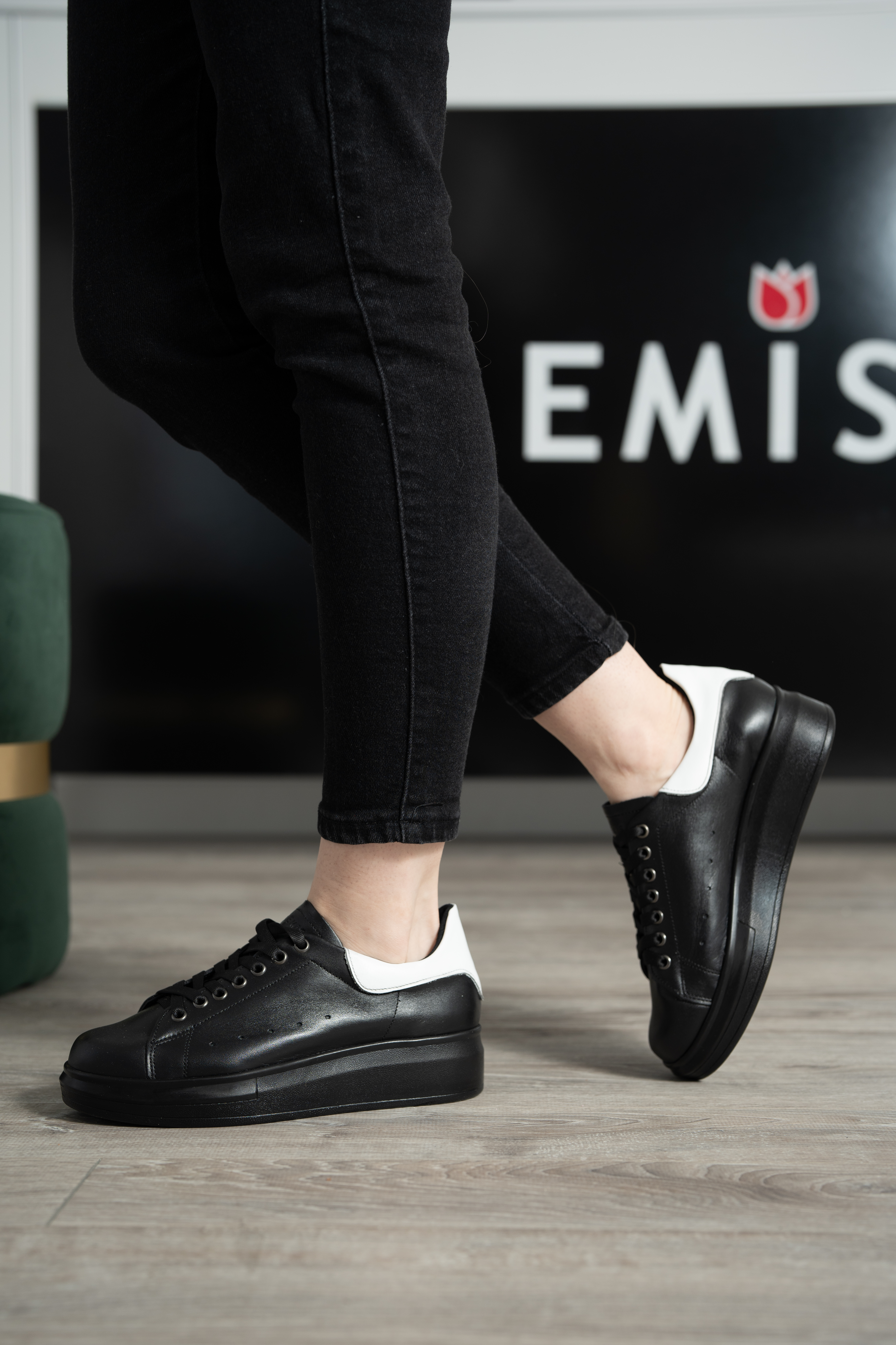 Pantofi dama, Glemis, piele naturala - Cod: 505, Culoare: Negru, Marime: 38