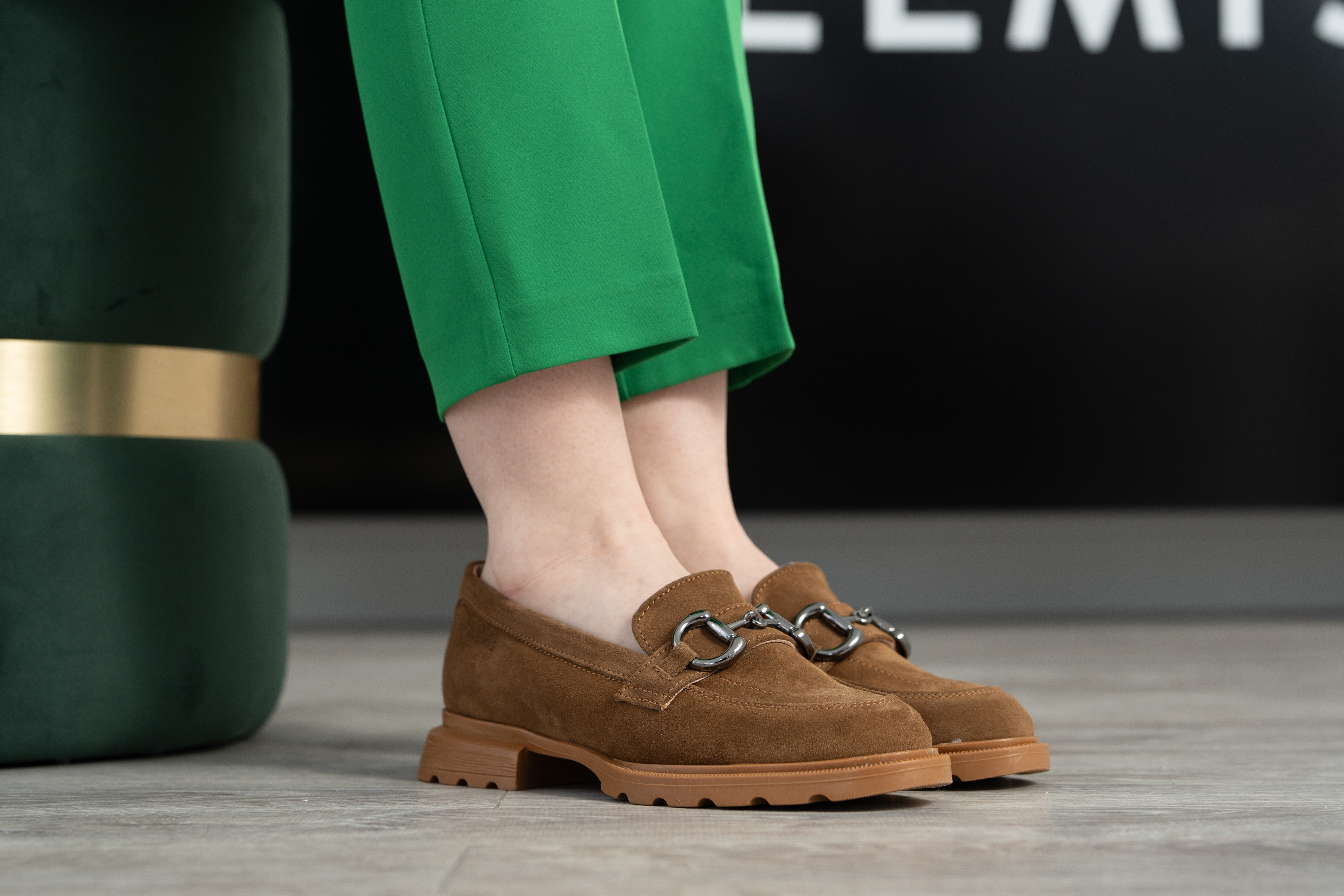 Mocasini dama, Glemis, piele naturala intoarsa - Cod: 650, Culoare: Maro, Marime: 38