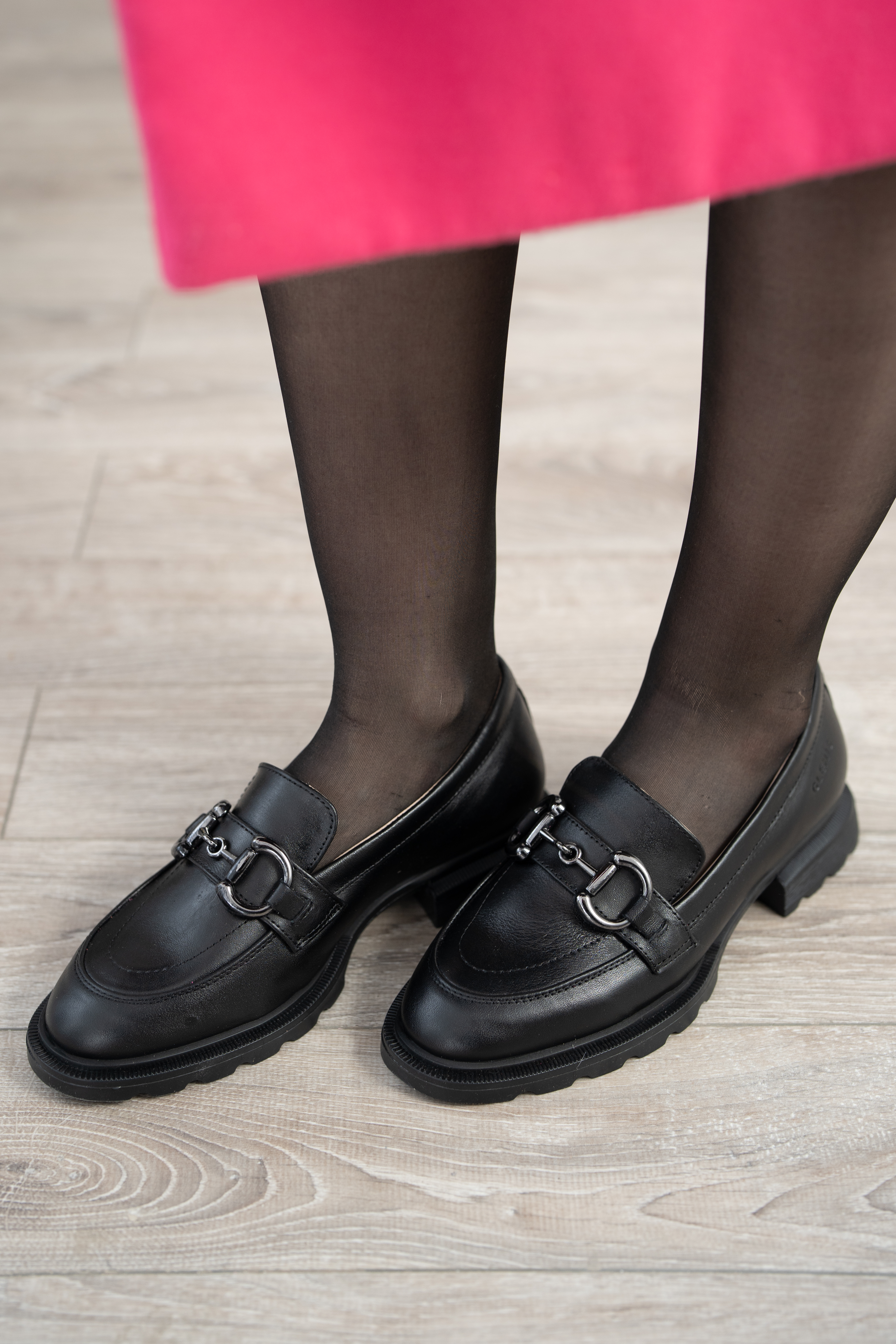 Mocasini dama, Glemis, piele naturala - Cod: 650, Culoare: Negru, Marime: 38