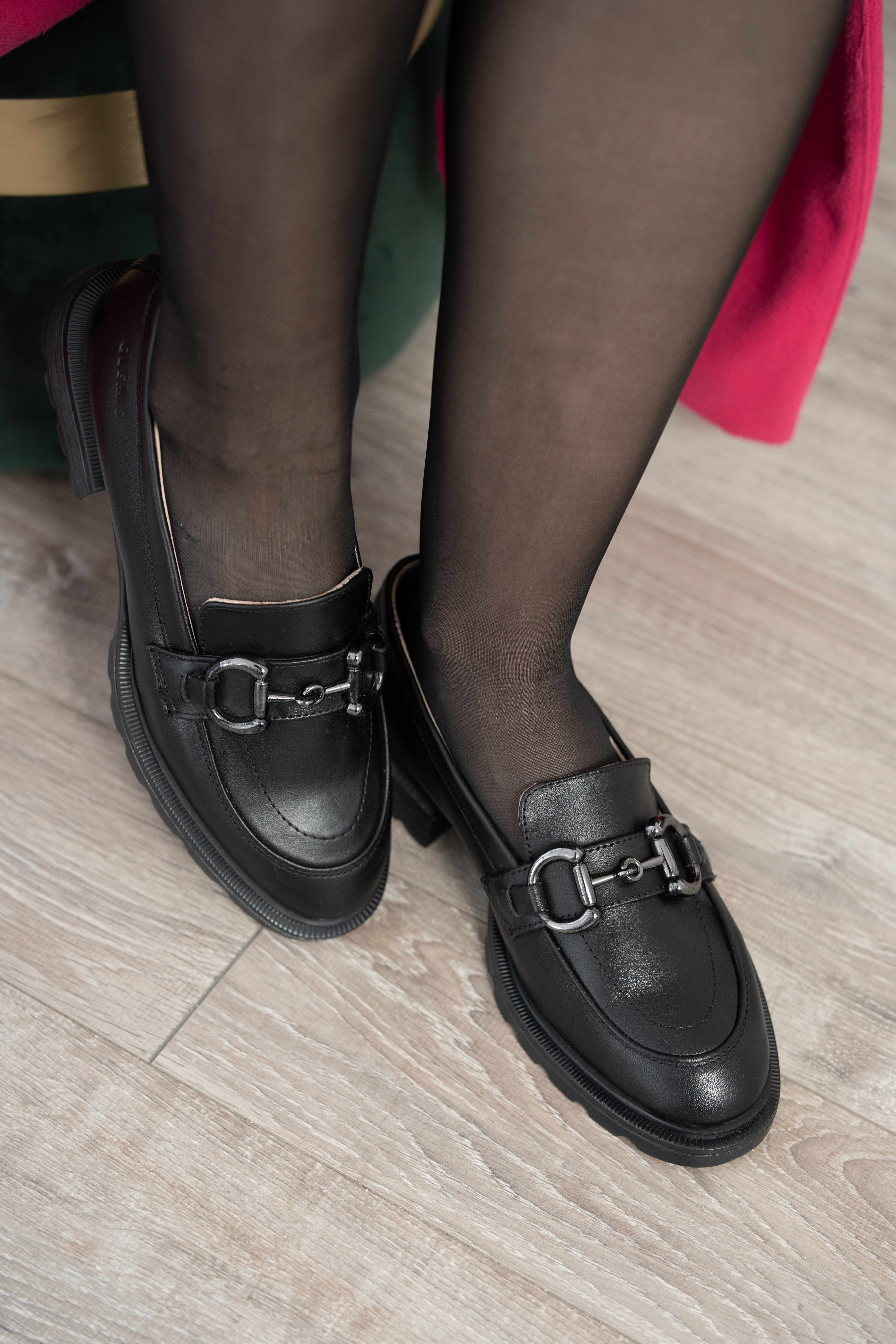 Mocasini dama, Glemis, piele naturala - Cod: 650, Culoare: Negru, Marime: 38