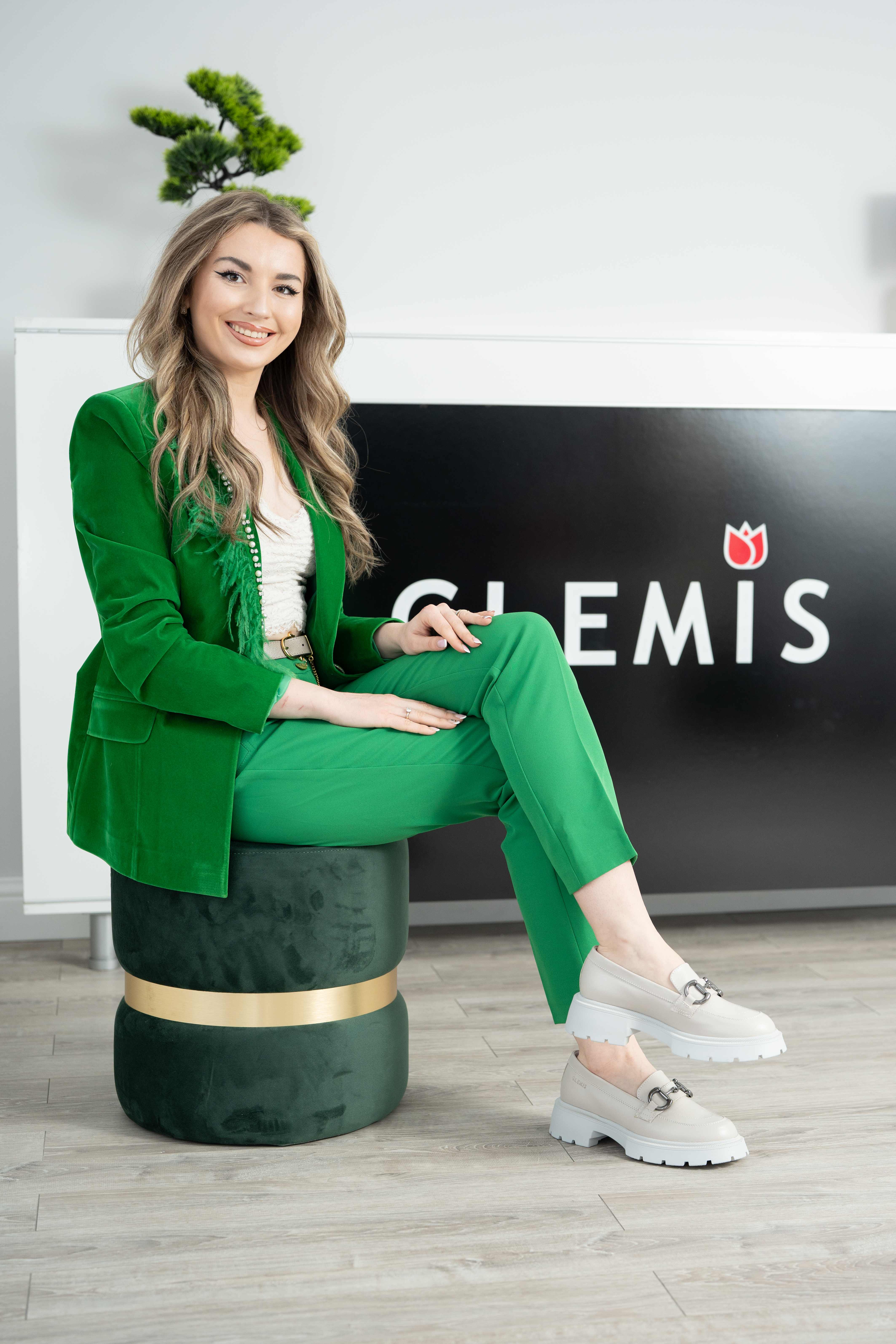 Mocasini dama, Glemis, piele naturala - Cod: 660, Culoare: Alb natur, Marime: 38