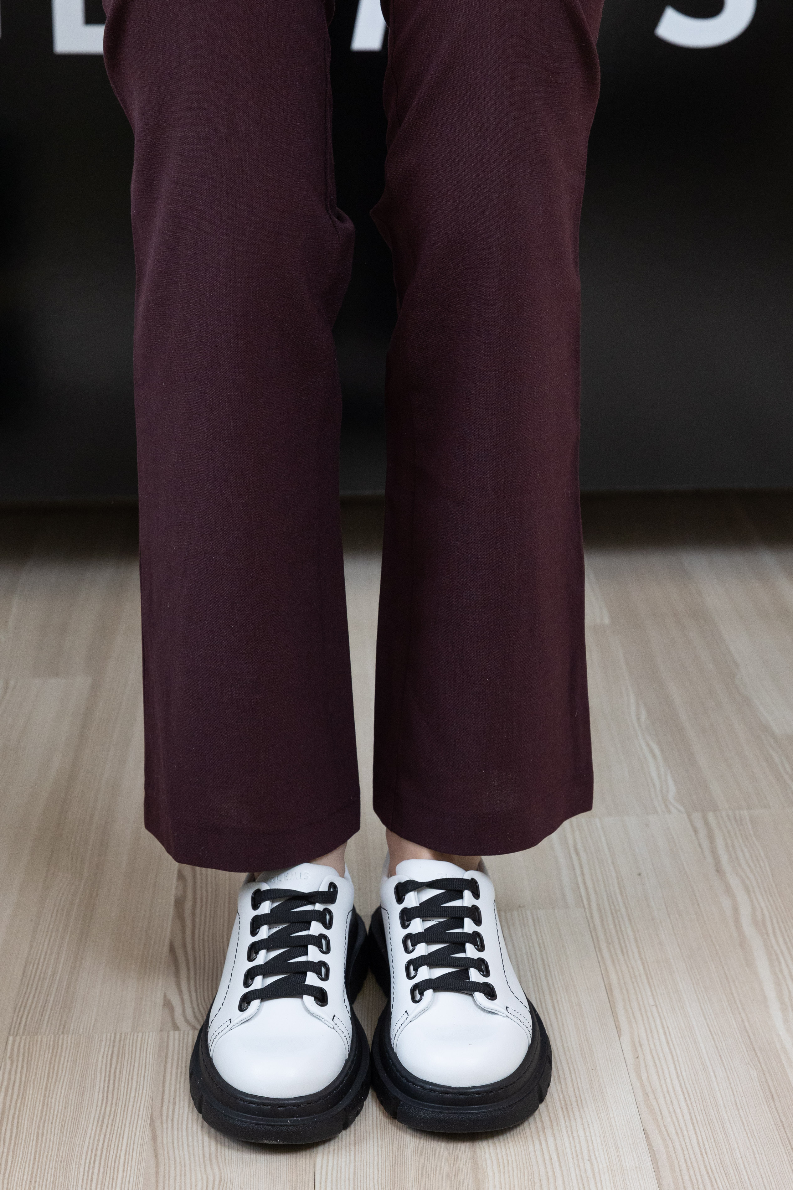 Pantofi dama calapod lat, Glemis, piele naturala - Cod: 665, Culoare: Alb Box TN, Marime: 38 (24.8 cm)