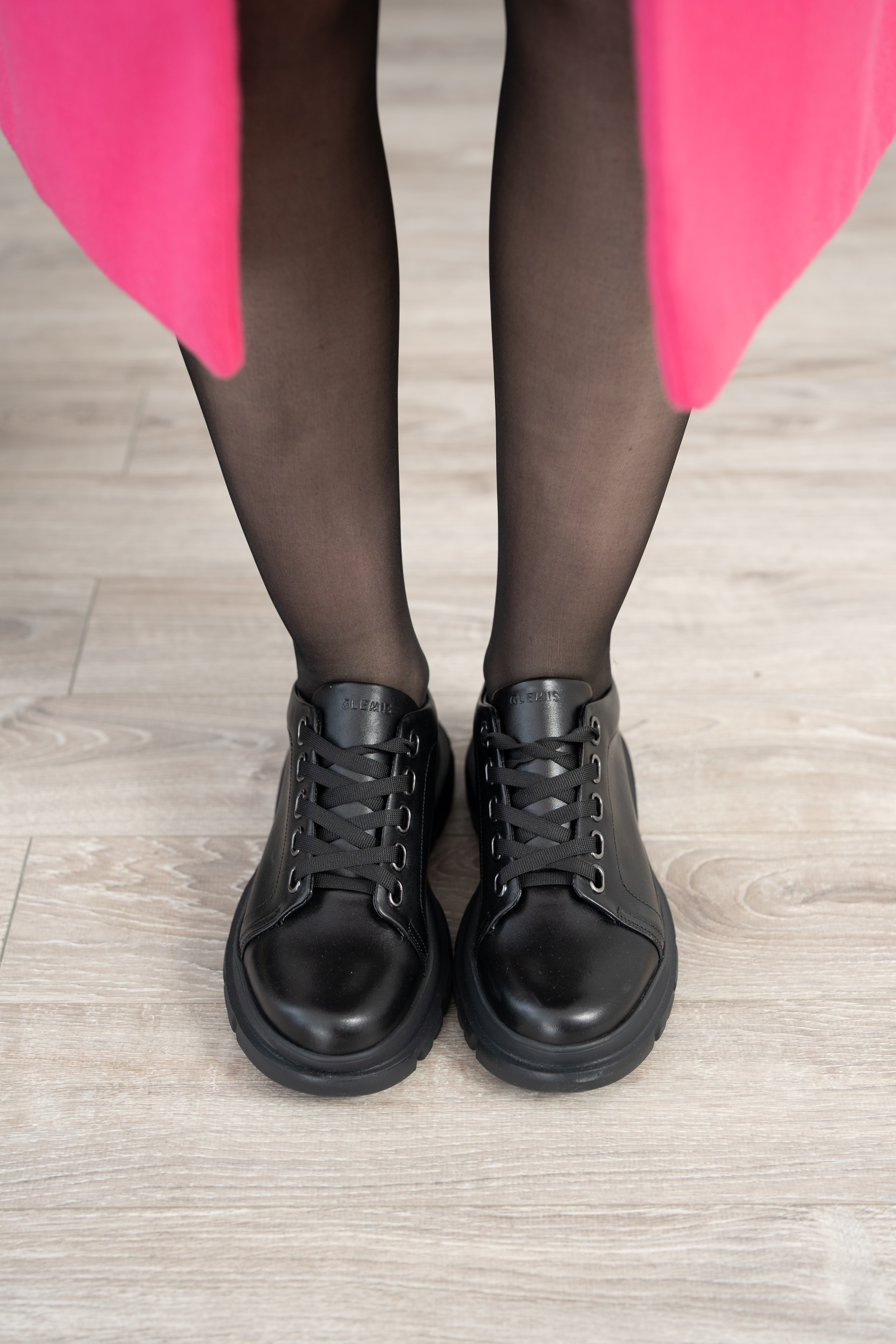 Pantofi casual dama, Glemis, piele naturala - Cod: 665, Culoare: Negru, Marime: 38