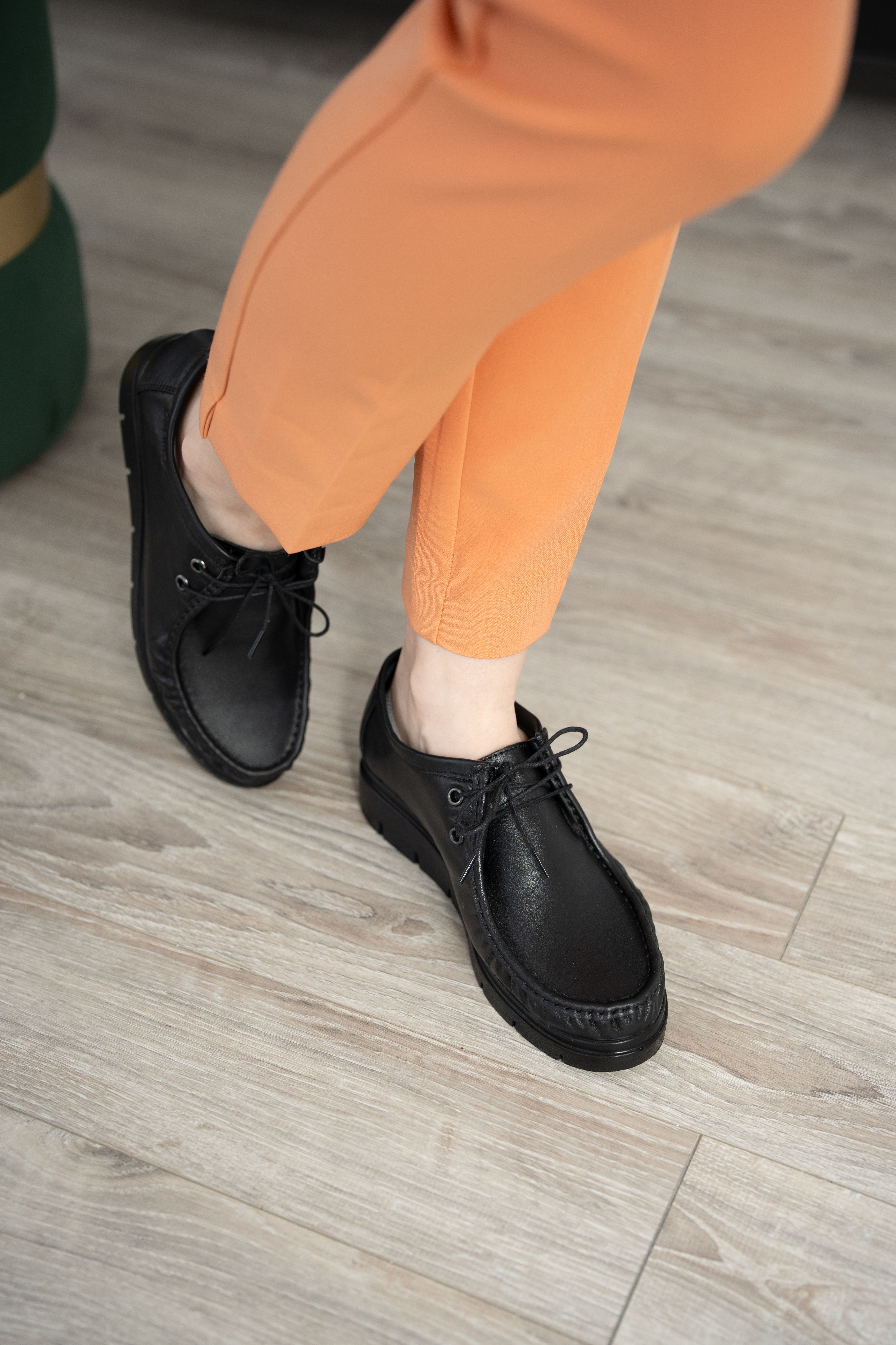 Pantofi dama, Glemis, piele naturala - Cod: 710, Culoare: Negru, Marime: 38