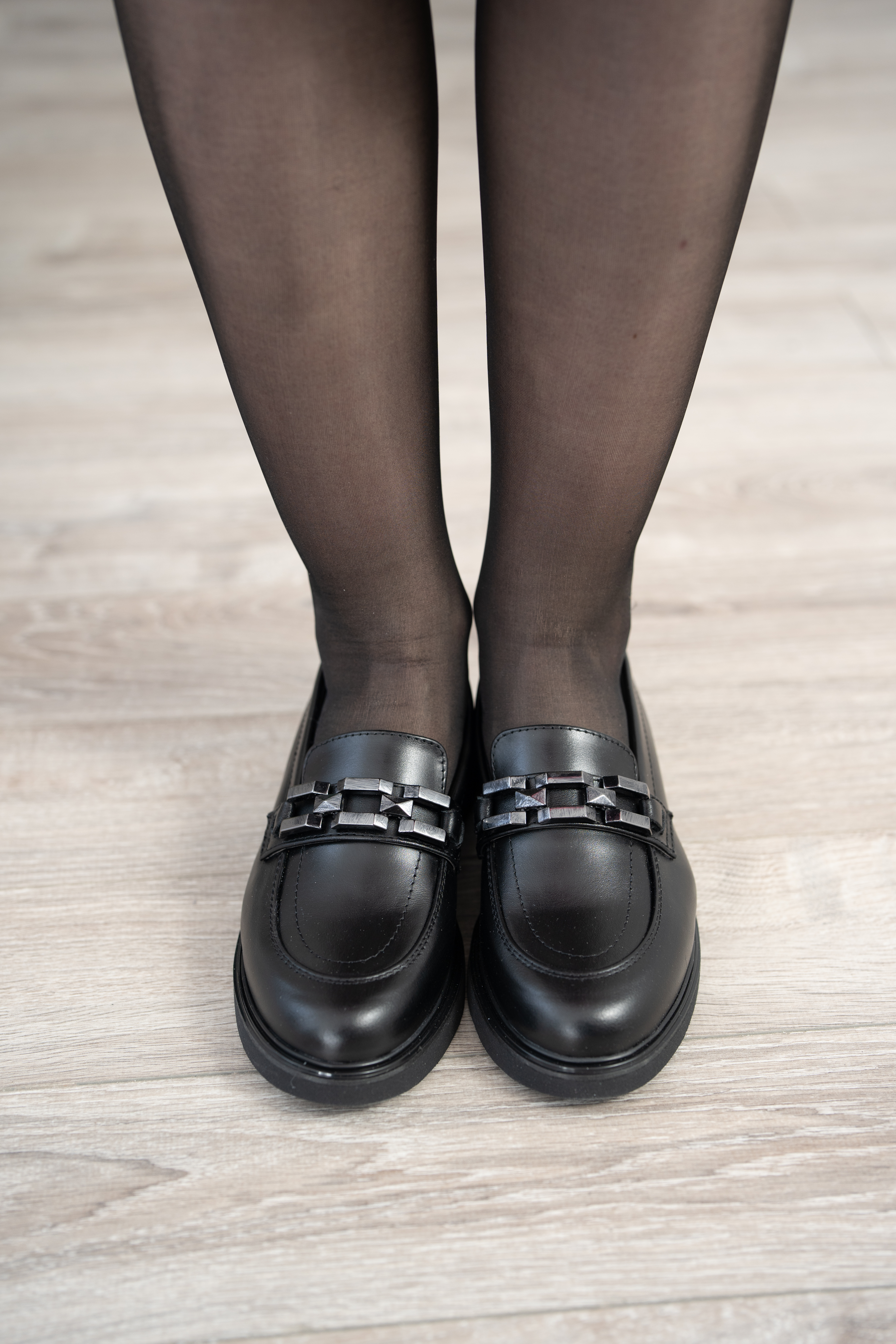 Mocasini dama, Glemis, piele naturala - Cod: 745, Culoare: Negru, Marime: 38