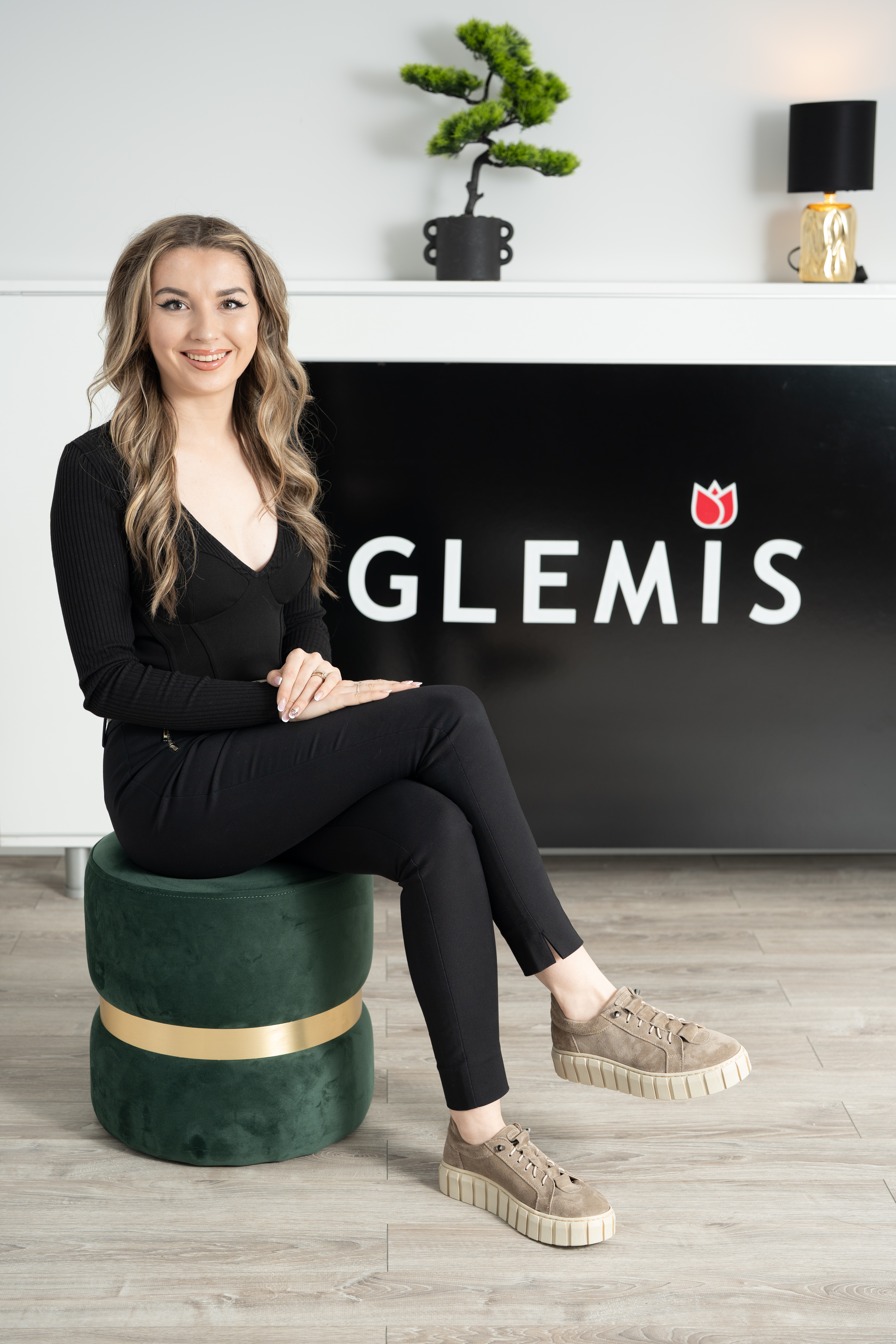 Pantofi dama calapod lat, Glemis, piele naturala - Cod: IB-2515, Culoare: Bej Velur, Marime: 38 (25 cm)