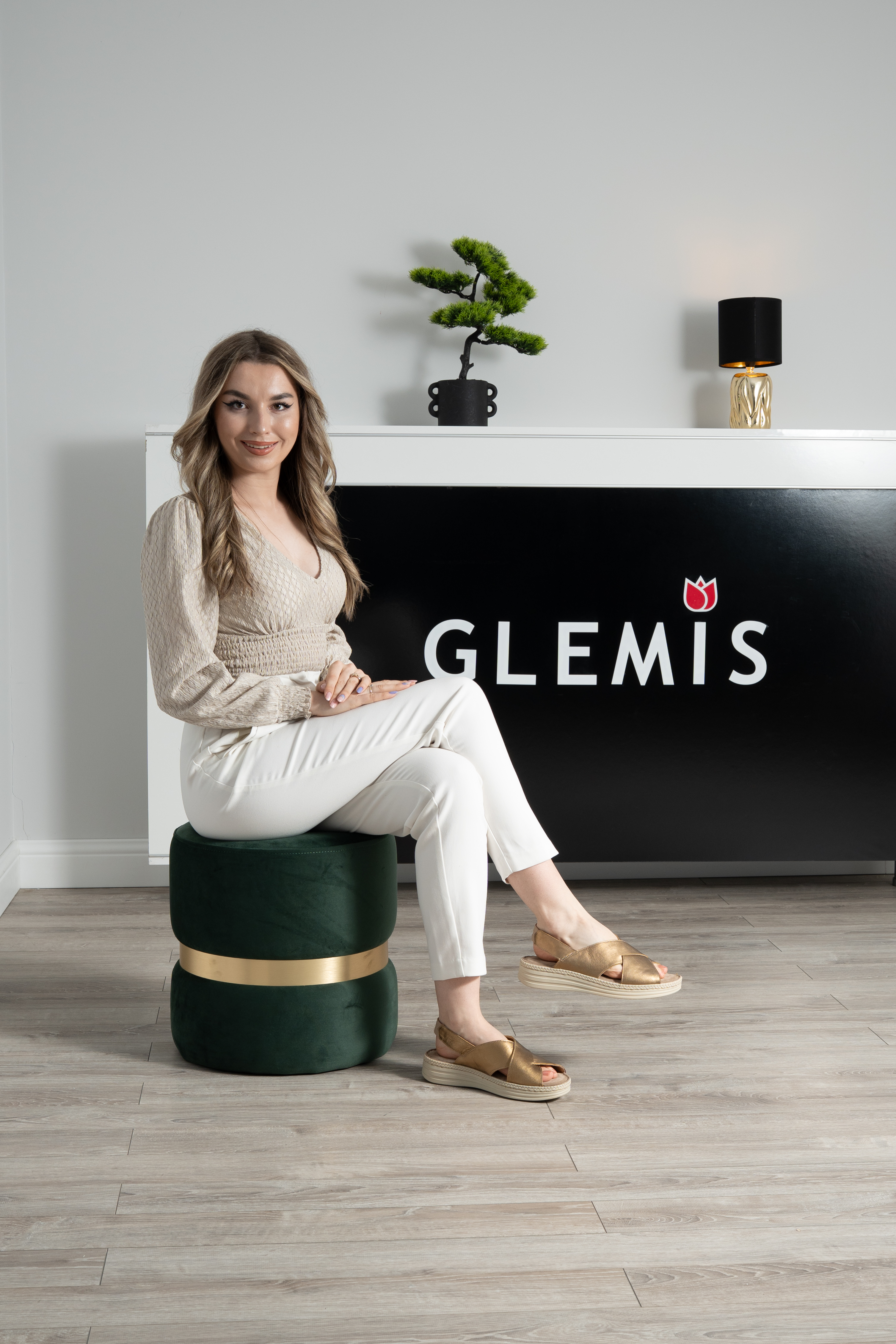 Sandale dama confort, Glemis, piele naturala - Model: Serina, Culoare: Aramiu, Marime: 38 (24.5 cm)