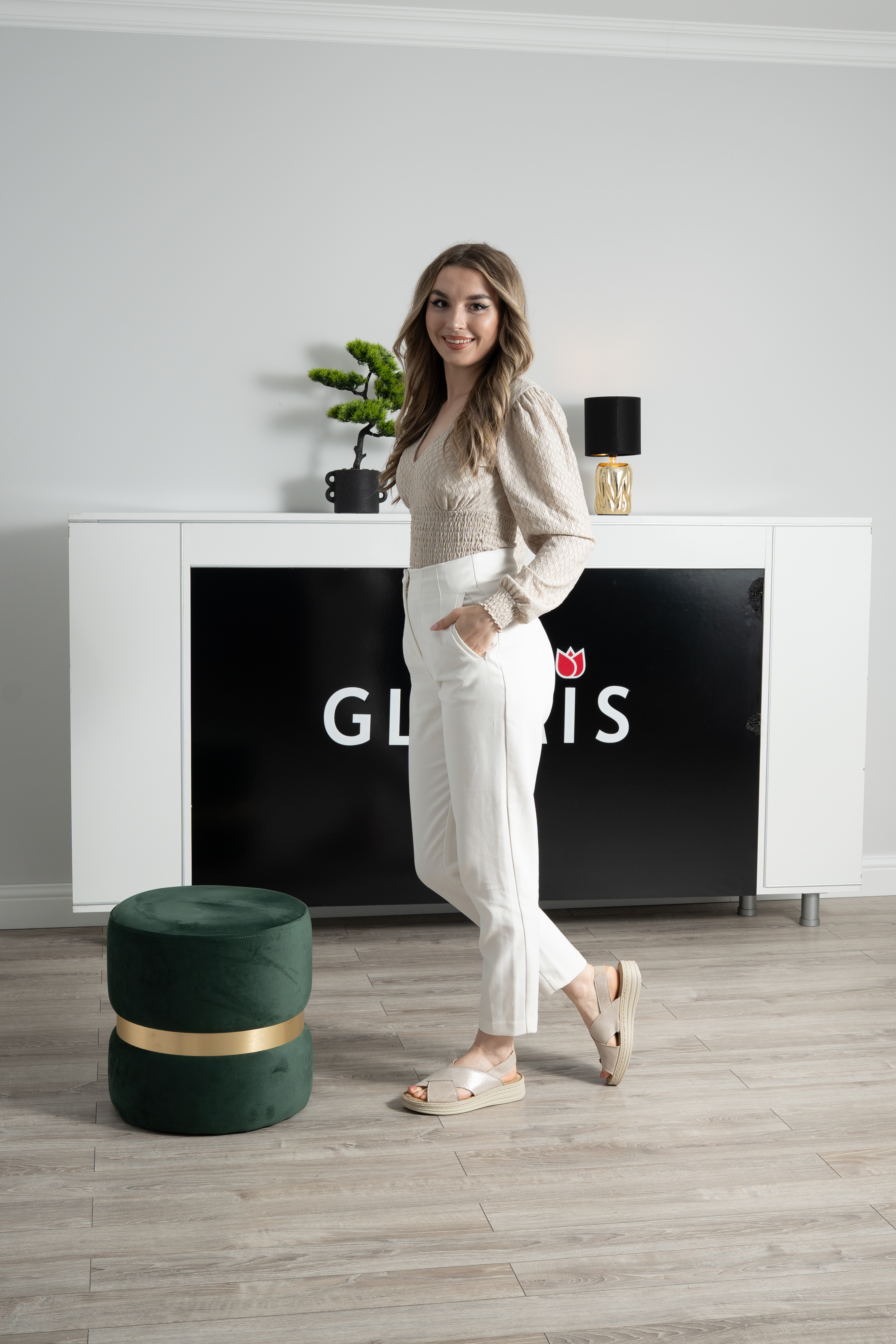 Sandale dama confort, Glemis, piele naturala - Model: Serina, Culoare: Argintiu, Marime: 38 (24.5 cm)
