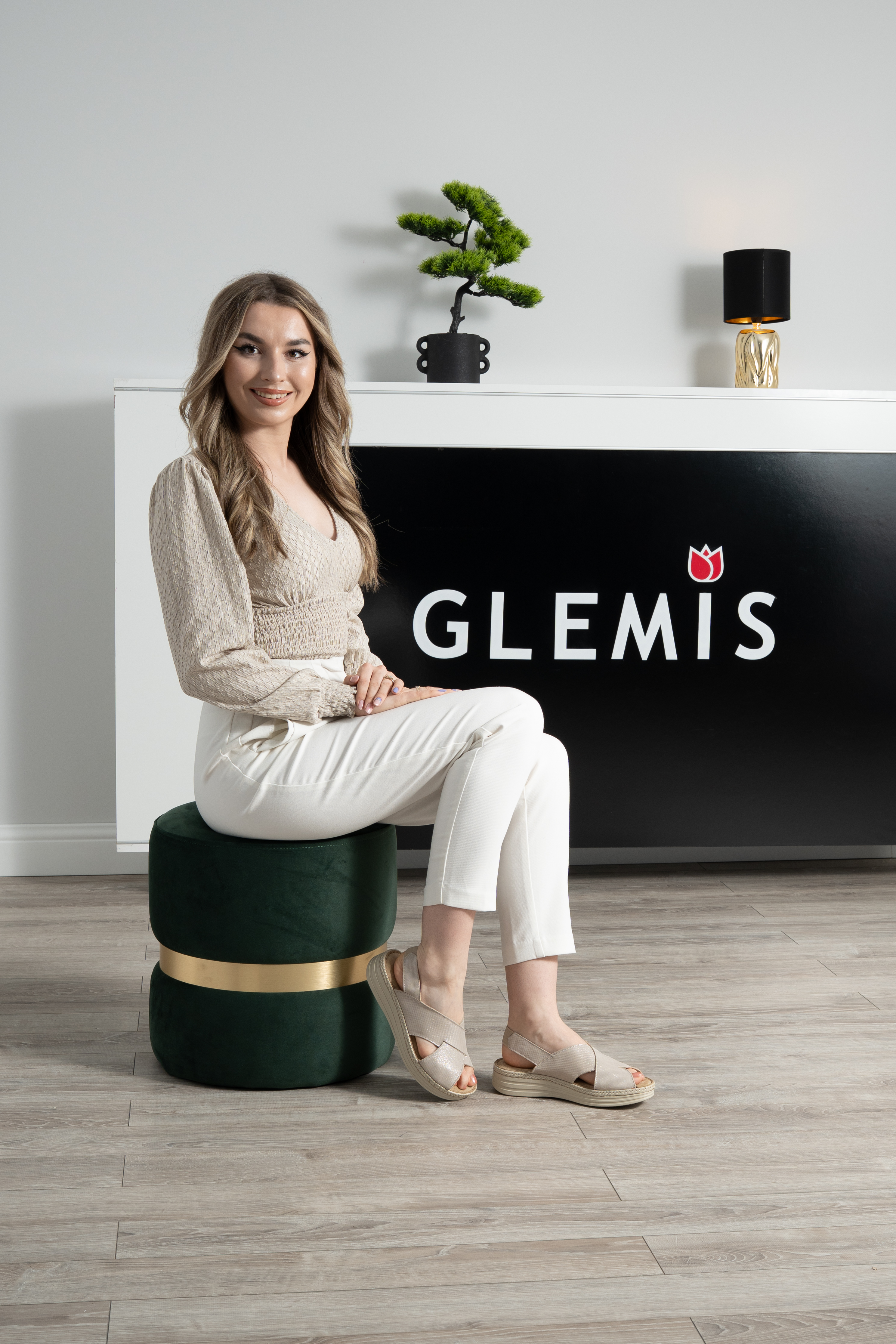 Sandale dama confort, Glemis, piele naturala - Model: Serina, Culoare: Argintiu, Marime: 38 (24.5 cm)