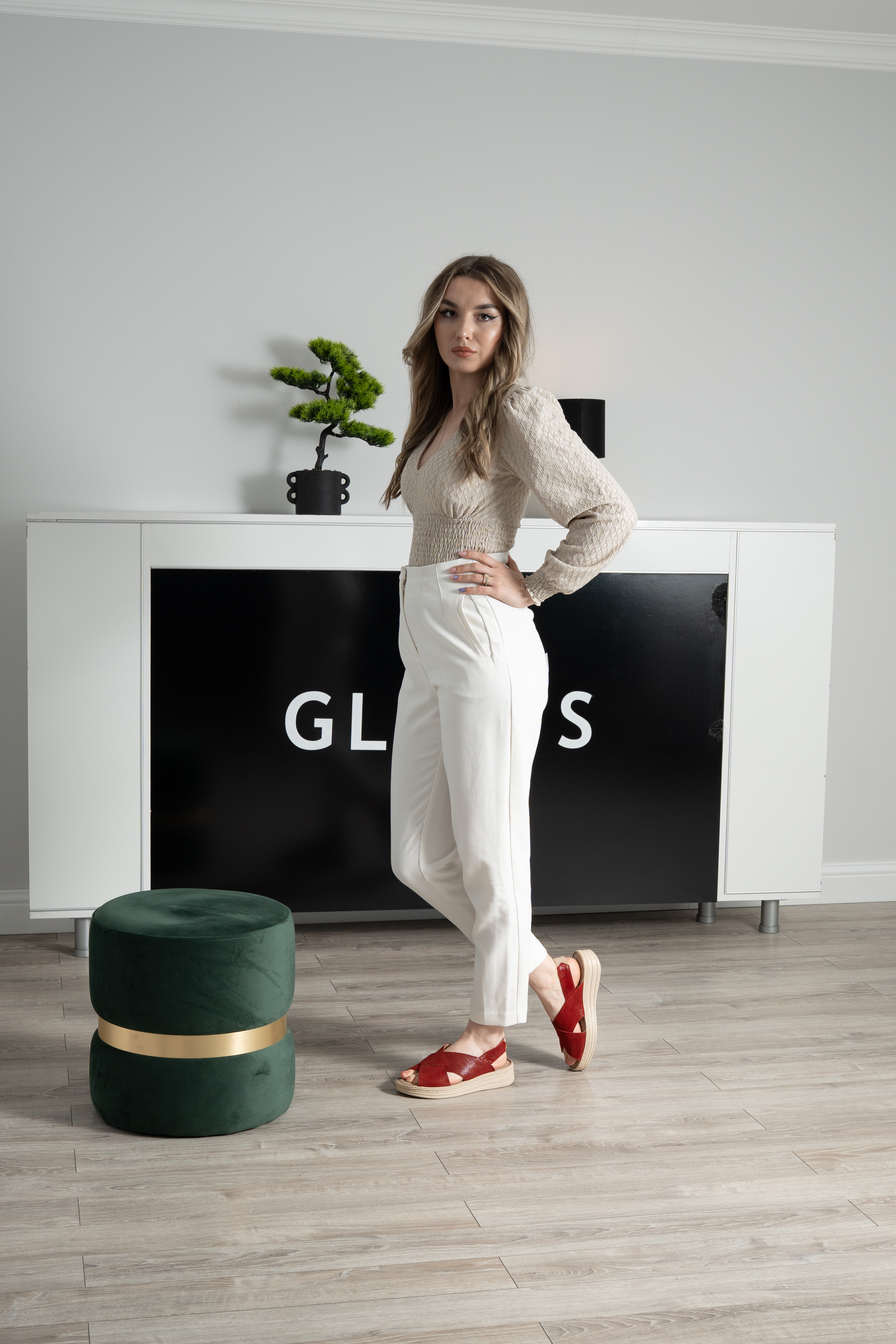 Sandale dama confort, Glemis, piele naturala - Model: Serina, Culoare: Rosu, Marime: 38 (24.5 cm)