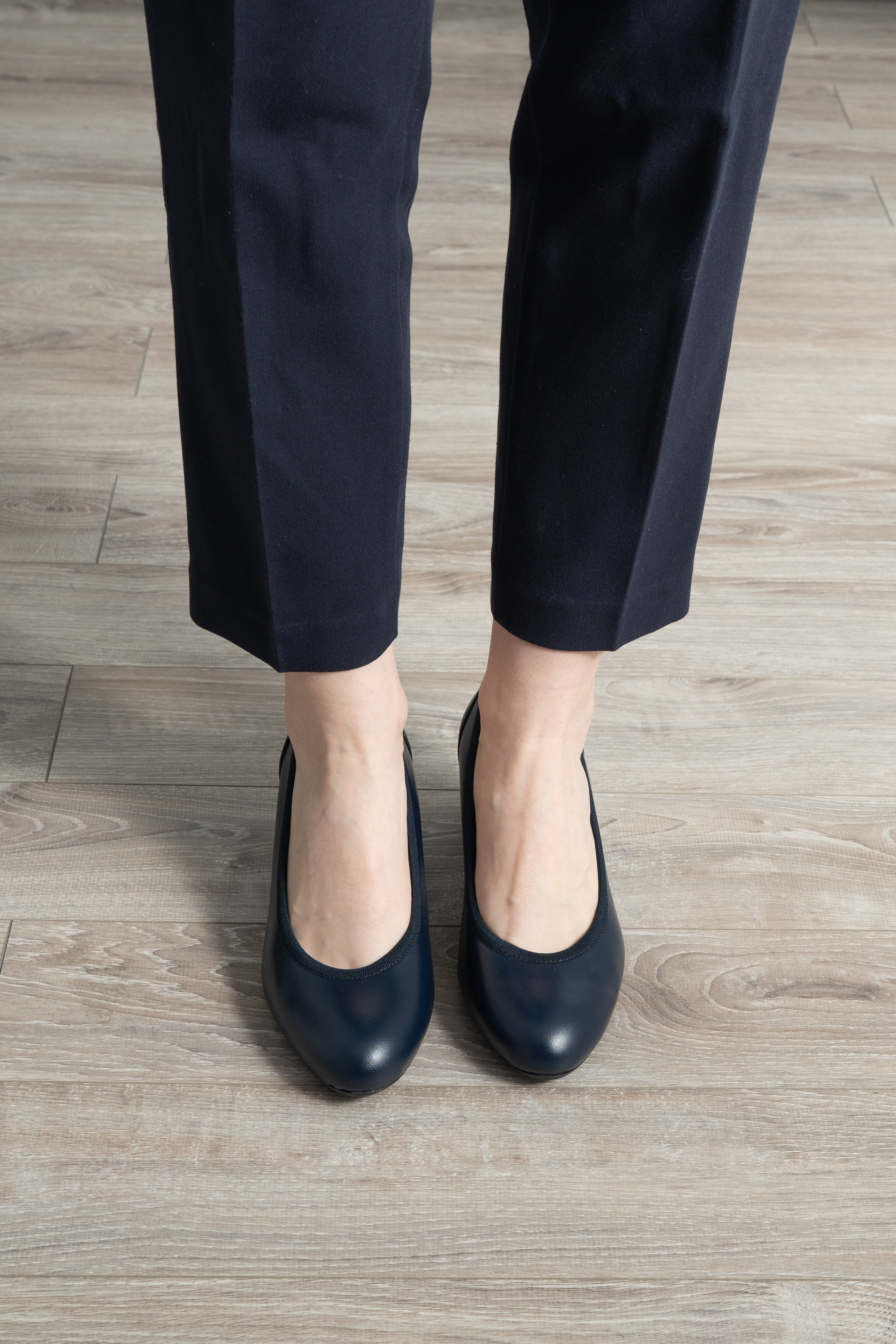 Pantofi dama eleganti, Glemis, piele naturala - Model: Siena, Culoare: Blue box, Marime: 38 (25 cm)