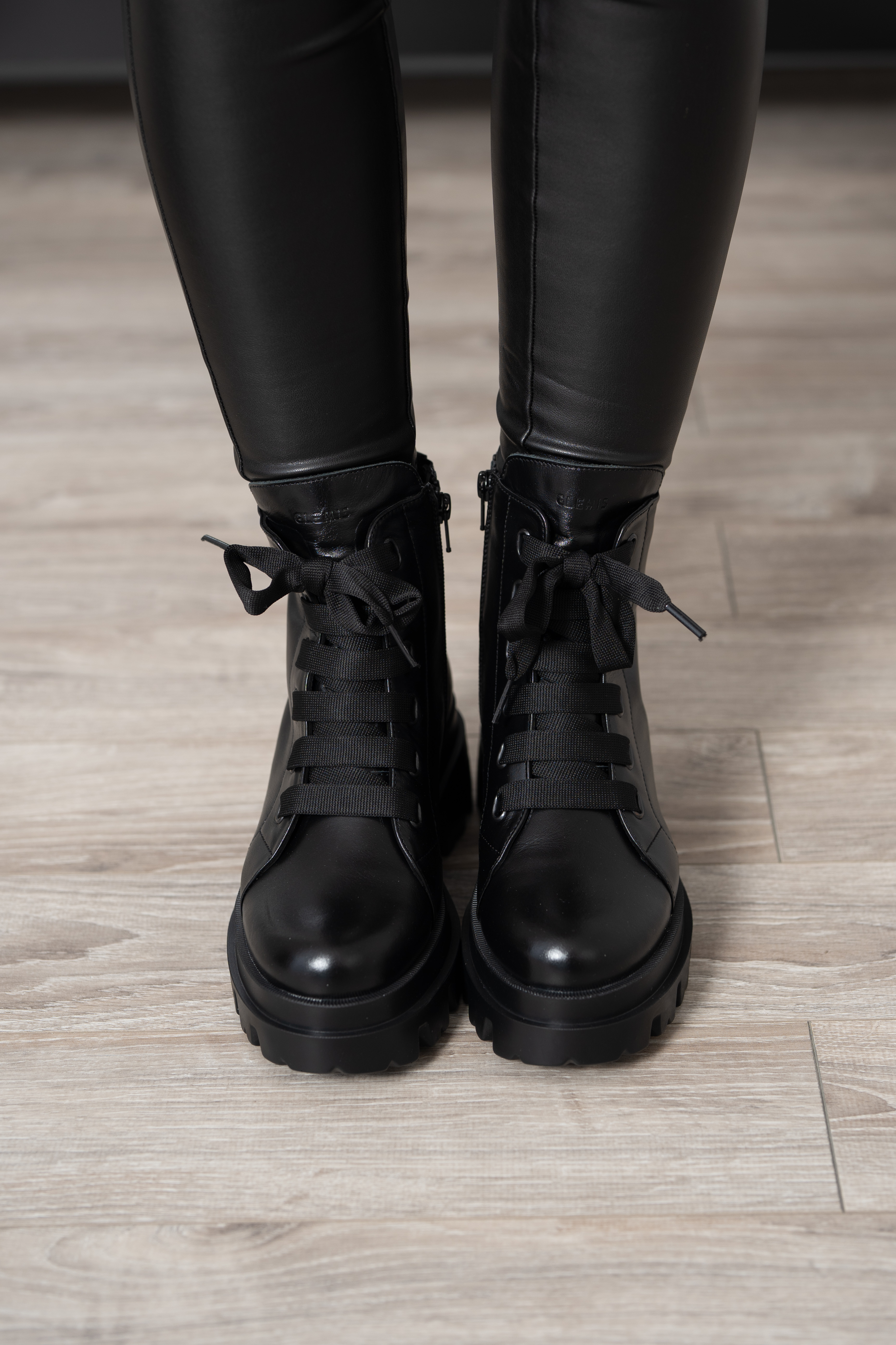 Bocanci dama, Glemis, piele naturala - Cod: PS-995, Culoare: Negru, Marime: 38