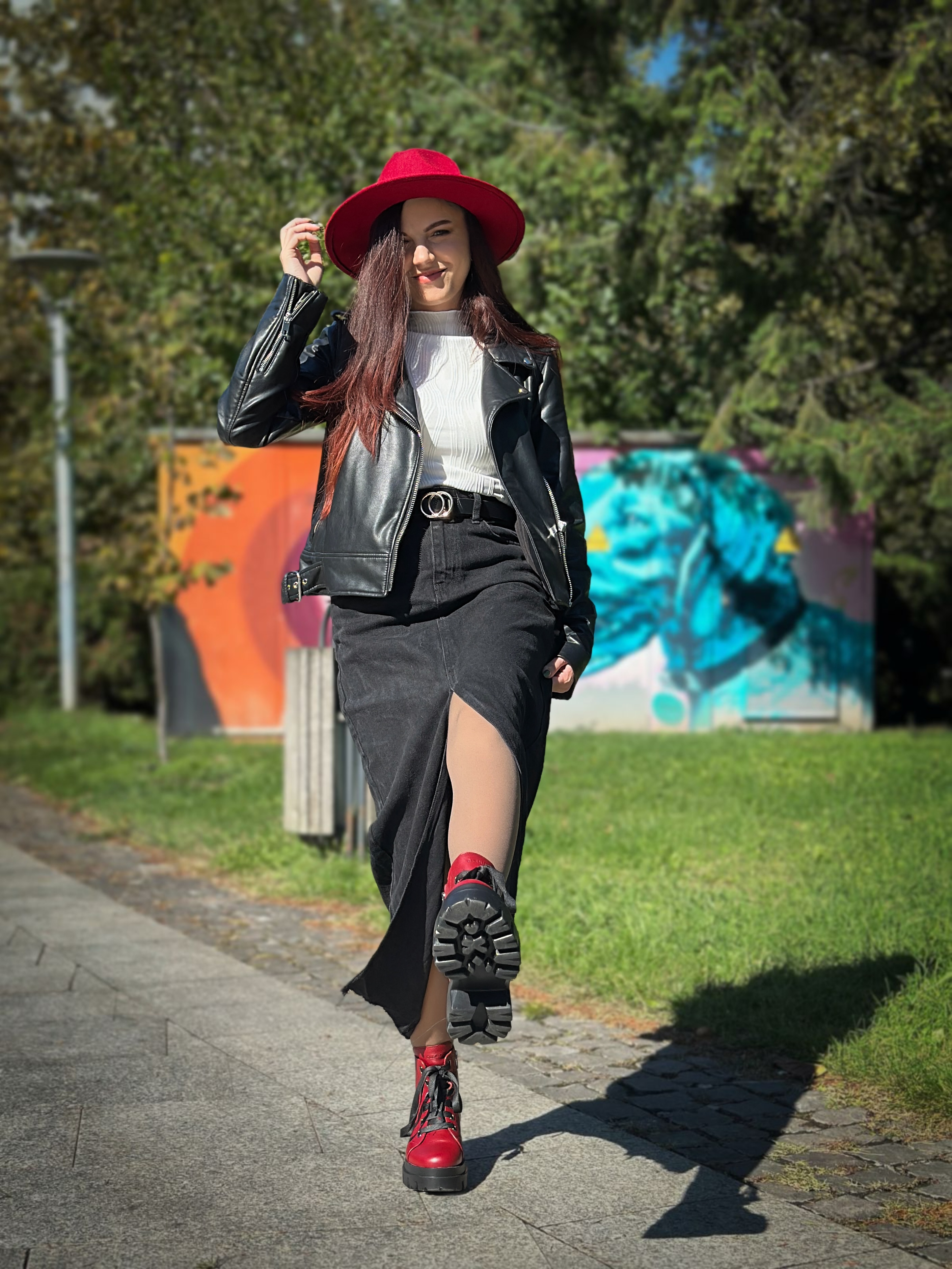 Bocanci dama, Glemis, piele naturala - Cod: PS-995, Culoare: Visiniu, Marime: 38