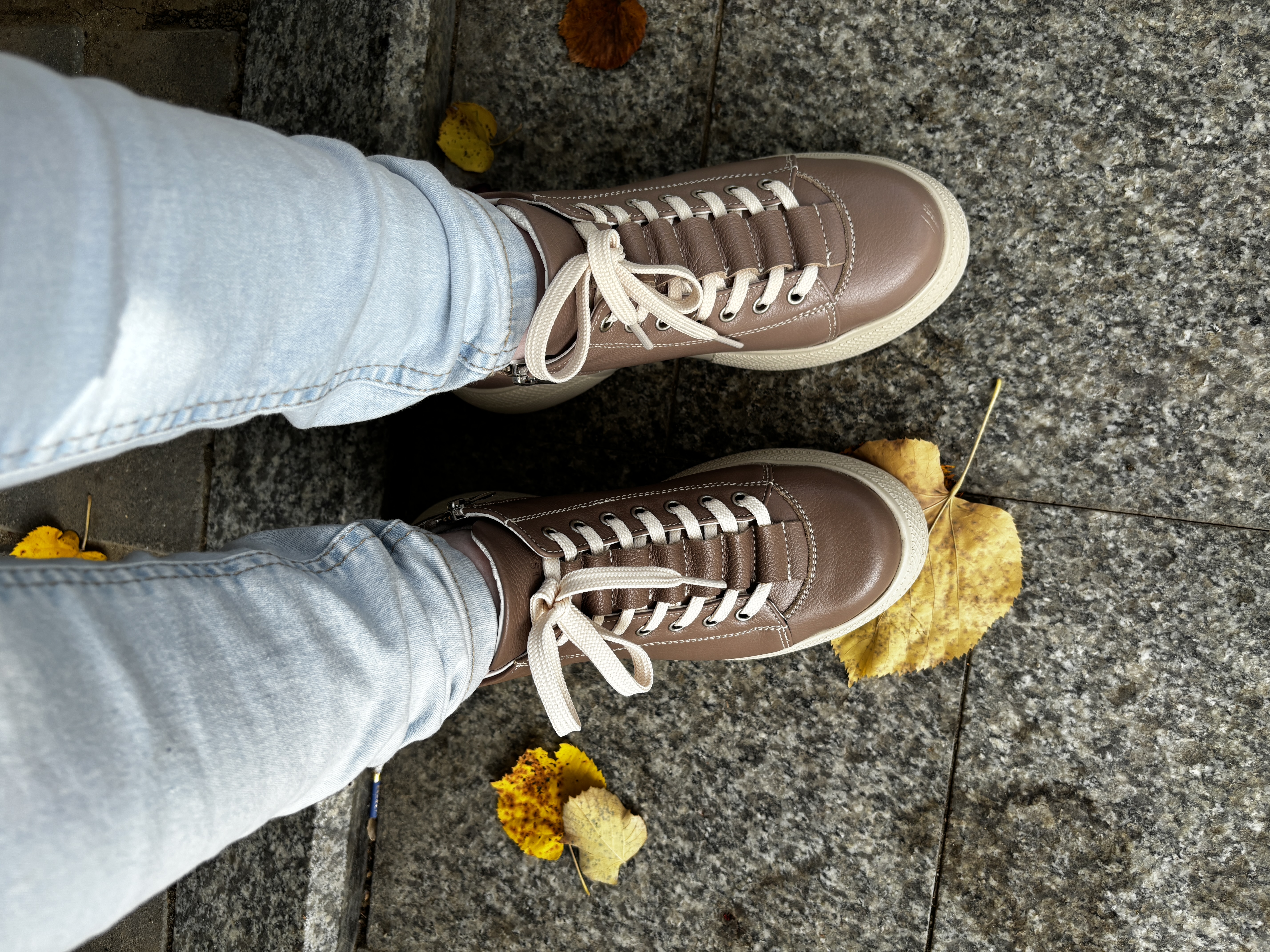 Ghete dama premium, Glemis, piele naturala - Cod: PS-asti-1135, Culoare: Taupe Bizon, Marime: 40 (26.4 cm)