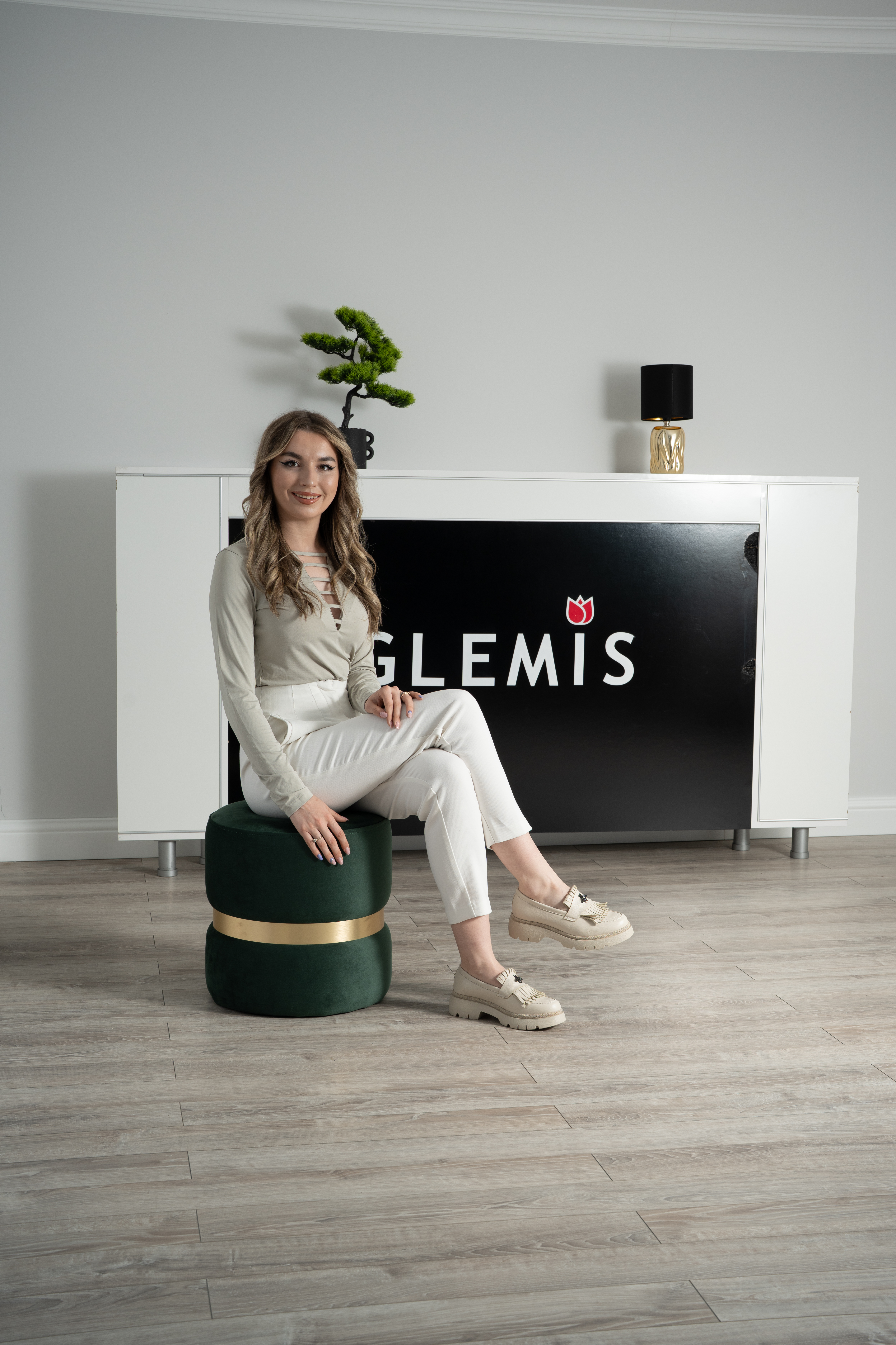 Mocasini dama, Glemis, piele naturala - Model: PS-ionela-1155, Culoare: Bej Bizon, Marime: 38 (25 cm)