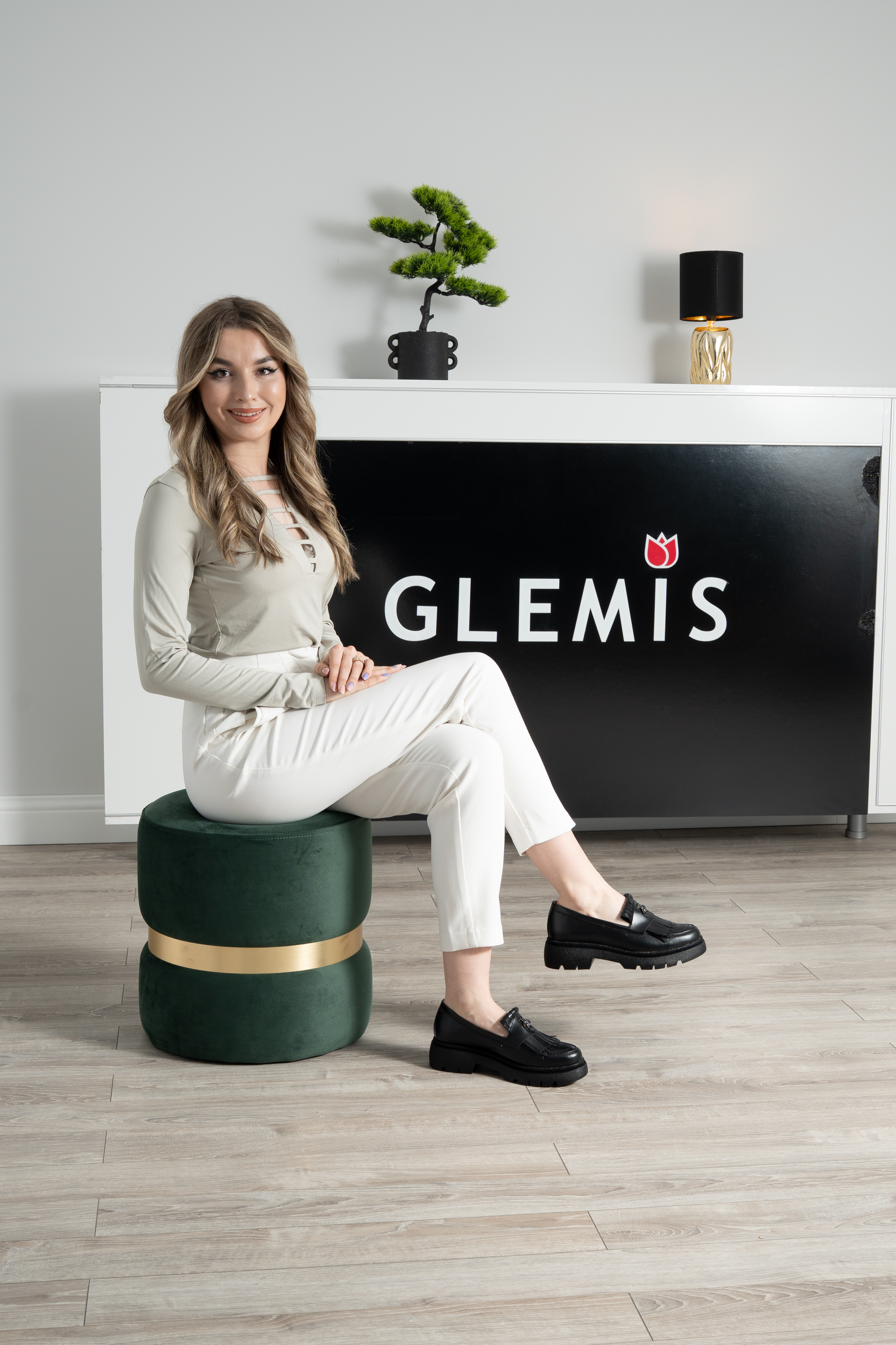 Mocasini dama, Glemis, piele naturala - Model: PS-ionela-1155, Culoare: Negru Box, Marime: 38 (25 cm)